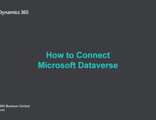 Connecting Microsoft Dataverse with Business Central
